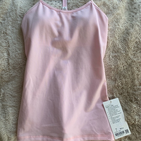 LULU LEMON soft/ blush pink tank top *NWT* - Picture 2 of 5